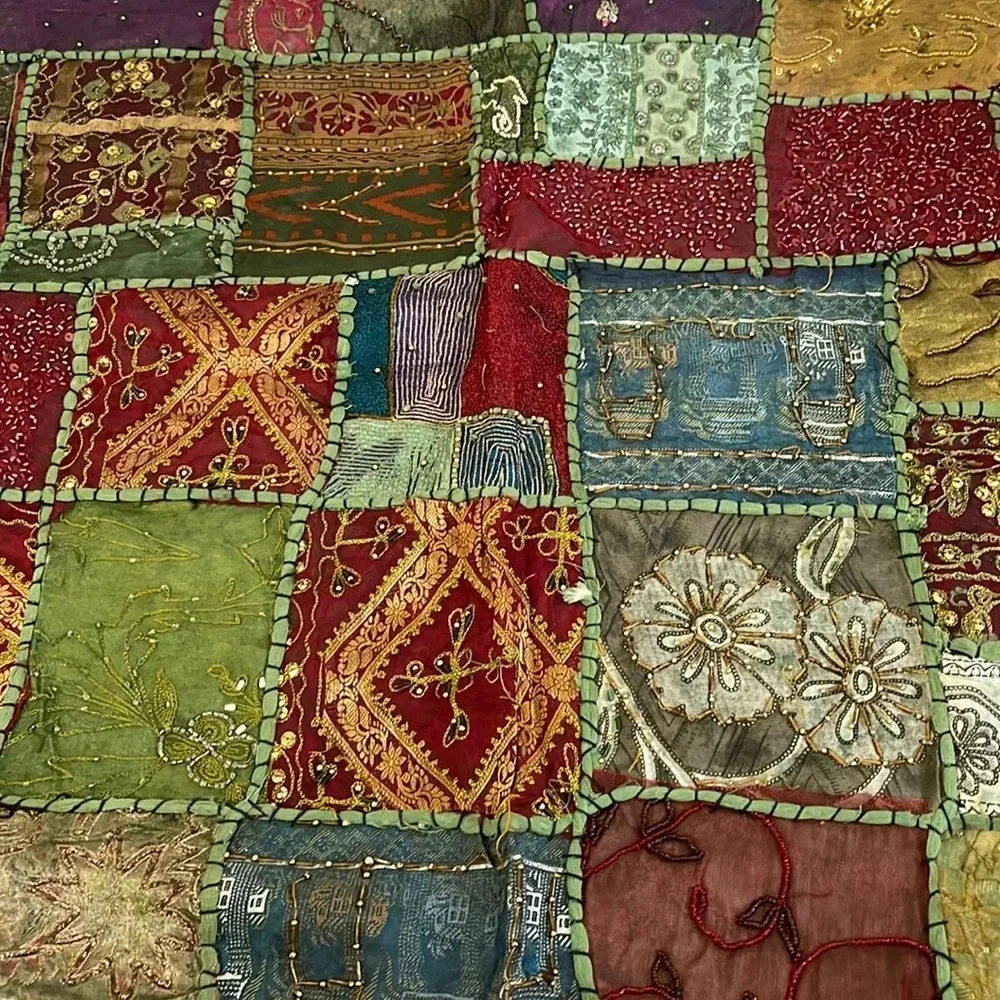 Ornate Indian inspired table covering/accent